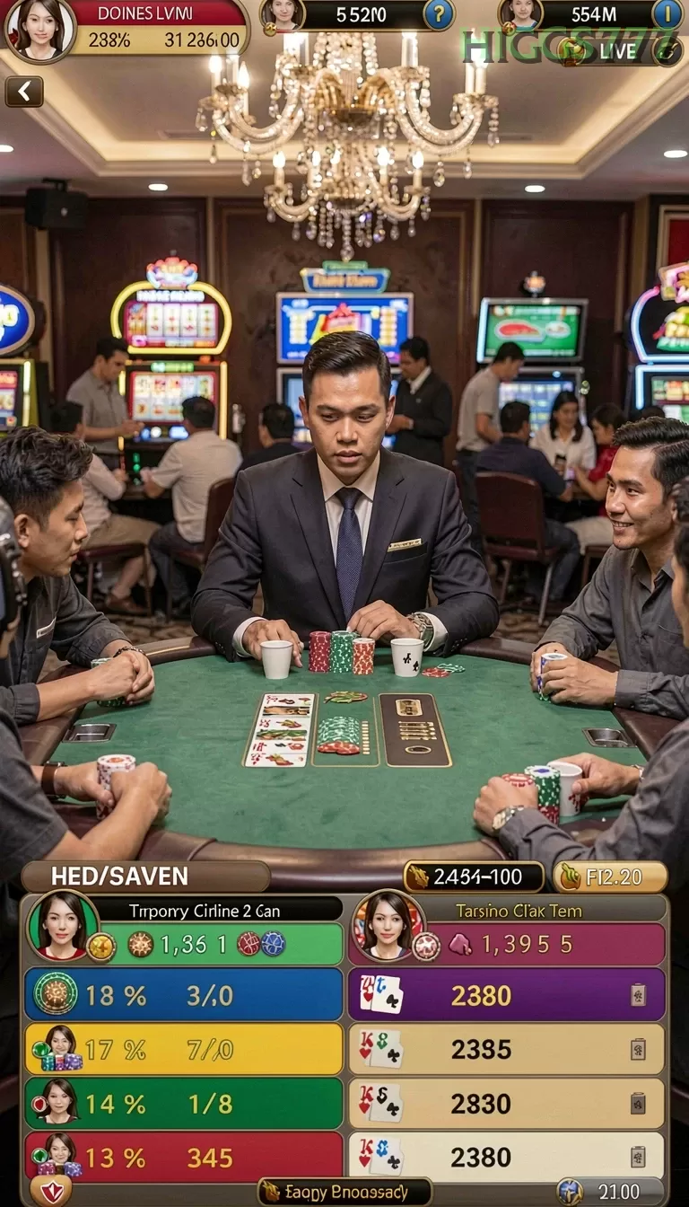 Cuplikan layar LEDAK388 — menu navigasi