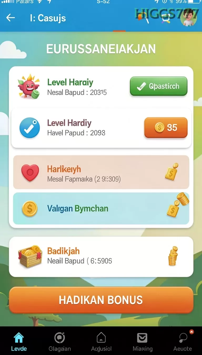 Cuplikan layar MATAHARI88 — menu navigasi